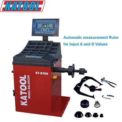 2.0HP Tire Changer Machine with Bead Blaster Tire Machine Tire Changer and Wheel Balancer Machine Combo KT-T810+KT-B760