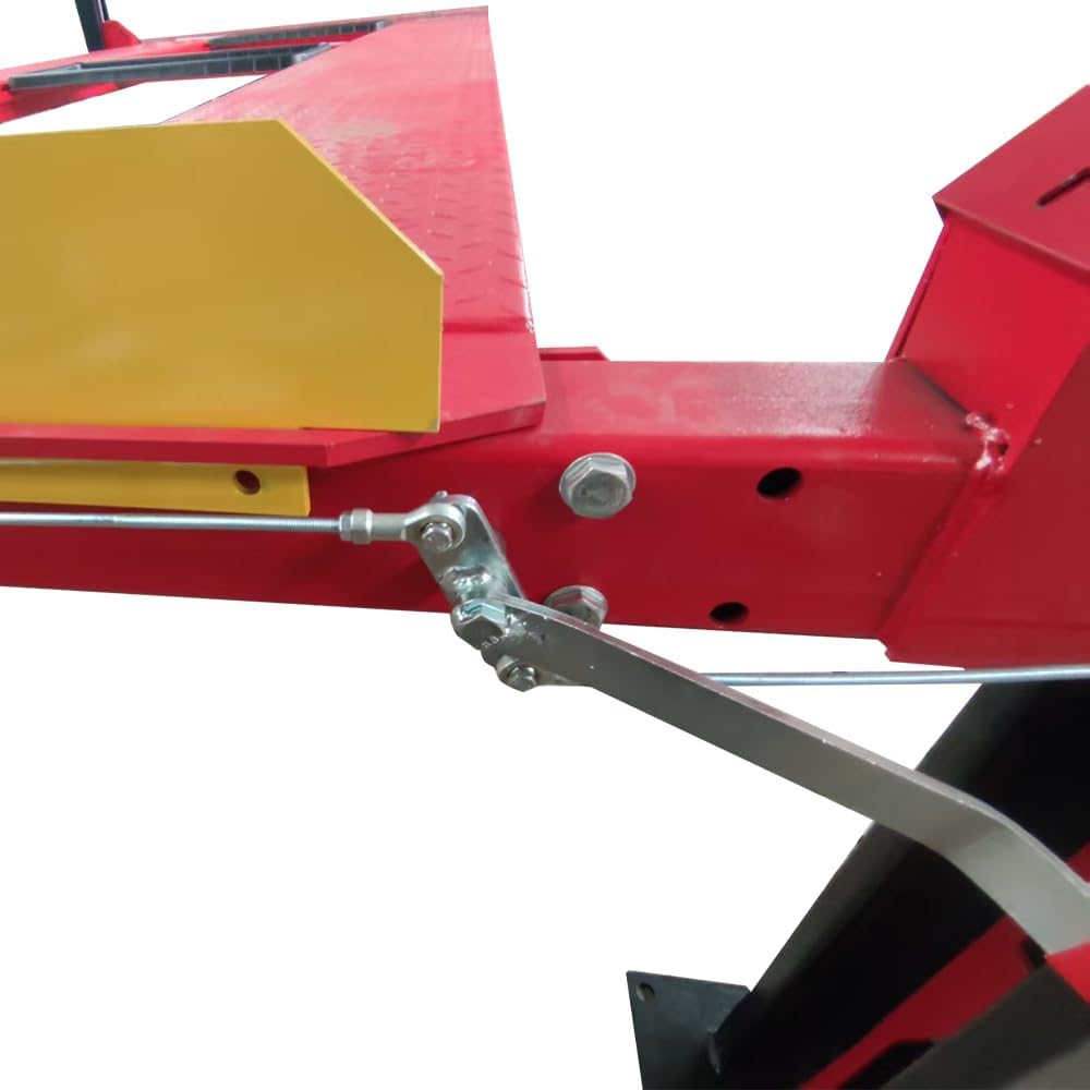 9500lbs 4 Post Lift with Moving Kits/Caster Aluminum Ramp Extra Height Four Post Lift 79" Lifting Height Storage Service Lift Home Parking Lift, 110v, 4H950