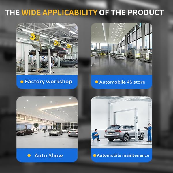 11000lbs 2 Post Car Lift Auto Lift 2 Post Lift Car Lifts for Home Garage (11000lbs Lift)