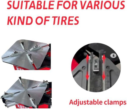 2.0HP Tire Changer Machine with Bead Blaster Rim Clamp 14"-24" KT-T830W Tire Changer Wheel Changers Machine (KT-T830W)