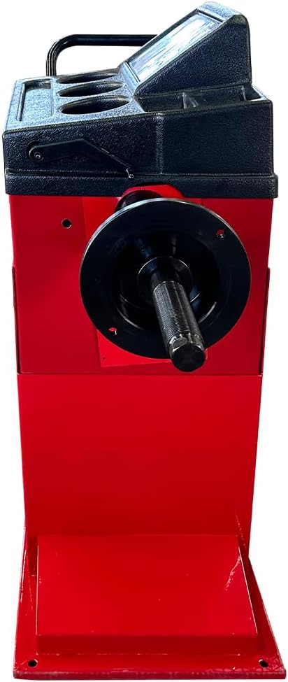 Manual Wheel Balancer Machine KT-710G Tire Balancing Machine Tire Repair Tools for Home Garage and Shop, Red