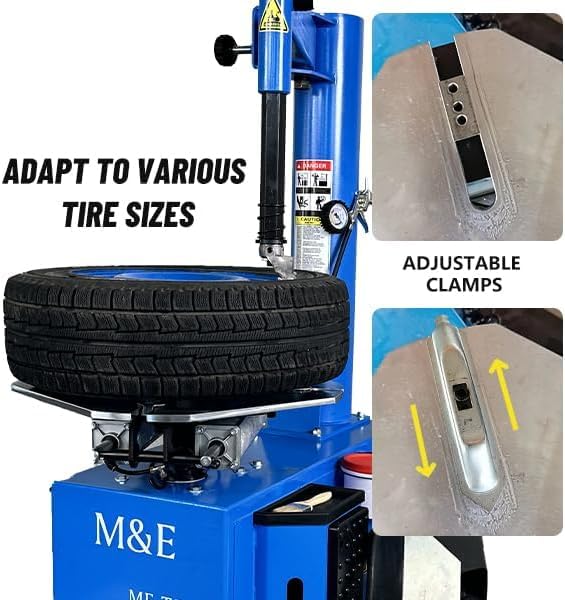 ME 2.0HP Tire Machine and Balancer Combo Tire Changer Machine Wheel Balancer Machine Wheel Changers Tire Changer Tire Machine (500combo)