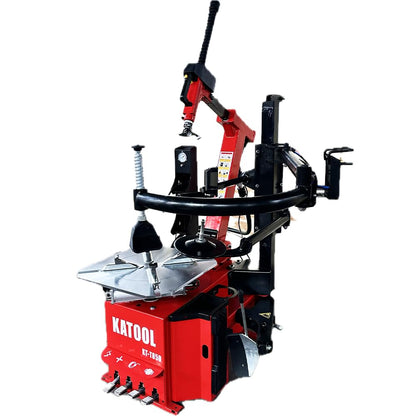 2.0HP Bead Blaster 24" Clamping Tire Changer Machine with 4 Aluminum Pedal KT810 Wheel Changer Tire Changer Machine Garage Equipment Auto Repair