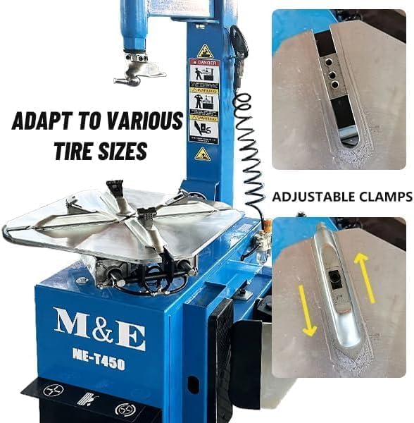 ME Tire Machine and Balancer Combo Tire Changer Machine Wheel Balancer Machine Tire Mounting Machine ME-T450N+ME-B600