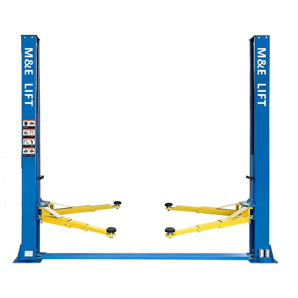 9000lbs 2 Post Car Lift Two/2 Post Lift Car Lift Automotive Lift for Repair Shop (220v)