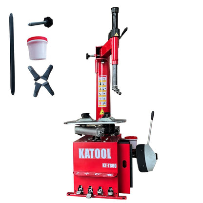2.0HP Tire Changer Machine with Bead Blaster Rim Clamp 14"-24" KT-T830W Tire Changer Wheel Changers Machine (KT-T830W)