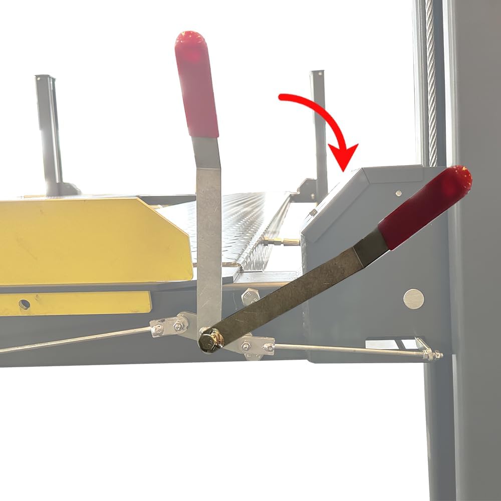 8500 lbs 4 Post Car Lift with Casters Kits Extra Tall Extra Long Extra Wide 4-Post Portable Storage Service Lift Home Parking Lift