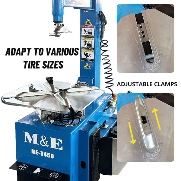 ME 2.0HP Tire Machine and Balancer Combo Tire Changer Machine Wheel Balancer Machine Wheel Changers Tire Changer Tire Machine (500combo)