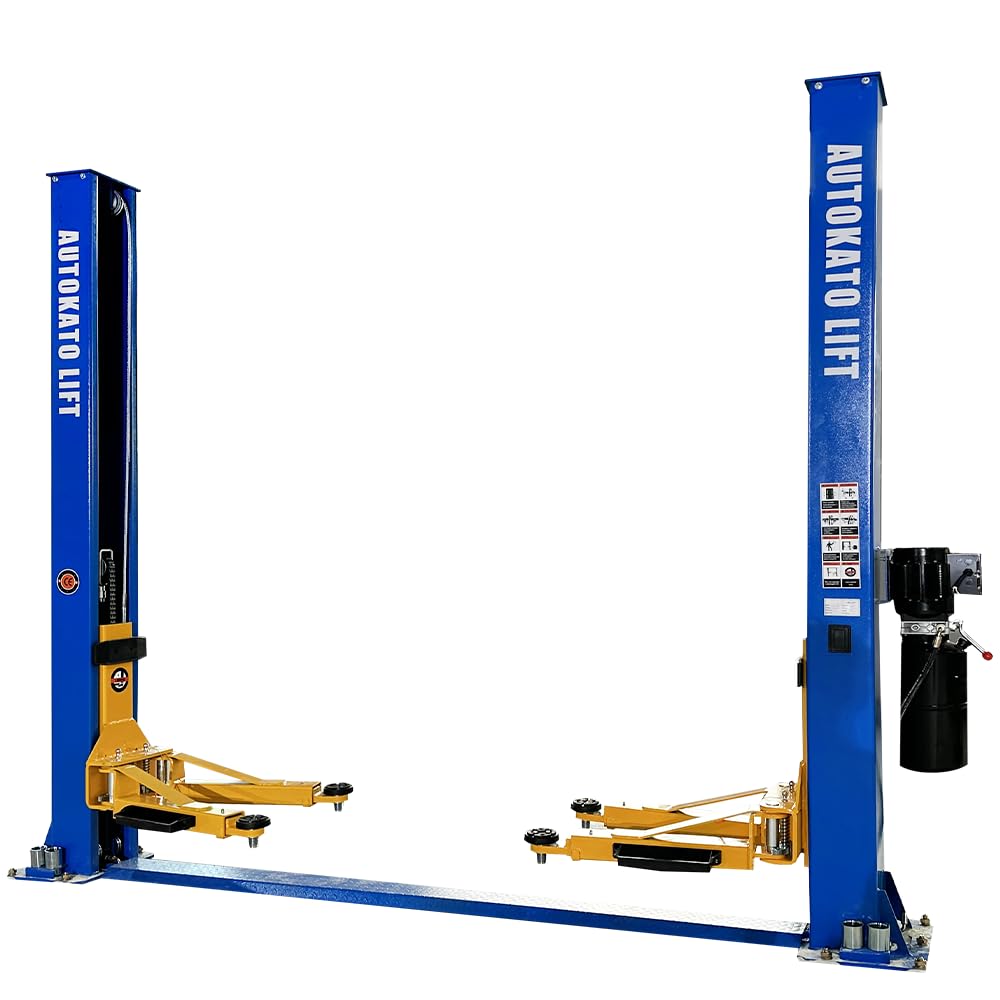 ME 10000lbs 2 Post Lift Car Lift Automotive Lift 2 Post Car Lift Hoist Equipment for Garage Shop Repair