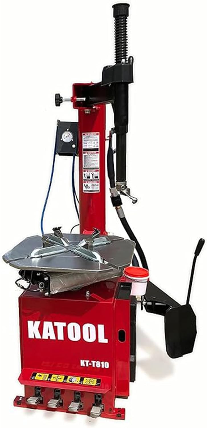 2.0HP Bead Blaster 24" Clamping Tire Changer Machine with 4 Aluminum Pedal KT810 Wheel Changer Tire Changer Machine Garage Equipment Auto Repair