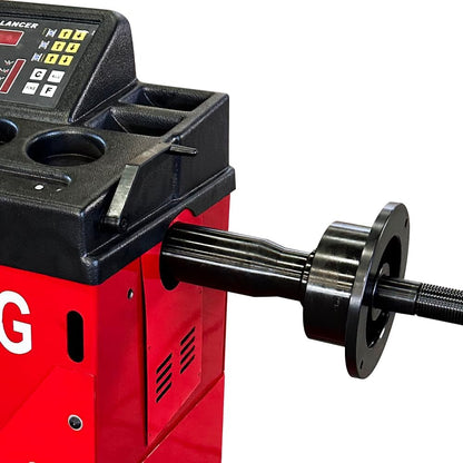 Manual Wheel Balancer Machine KT-710G Tire Balancing Machine Tire Repair Tools for Home Garage and Shop, Red