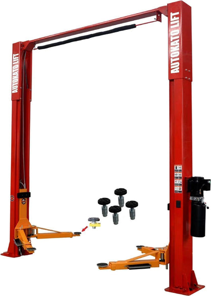 11000lbs 2 Post Car Lift Auto Truck Hoist Two/2 Post Lift Auto Lifts for Home Garage Shop (11000lbs)