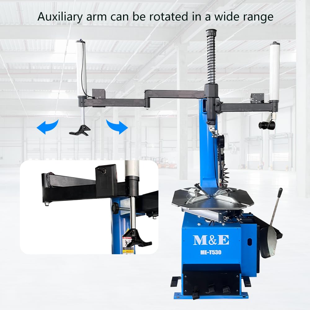 ME 2.0HP Tire Machine and Balancer Combo Tire Changer Machine Wheel Balancer Machine Wheel Changers Tire Changer Tire Machine (500combo)