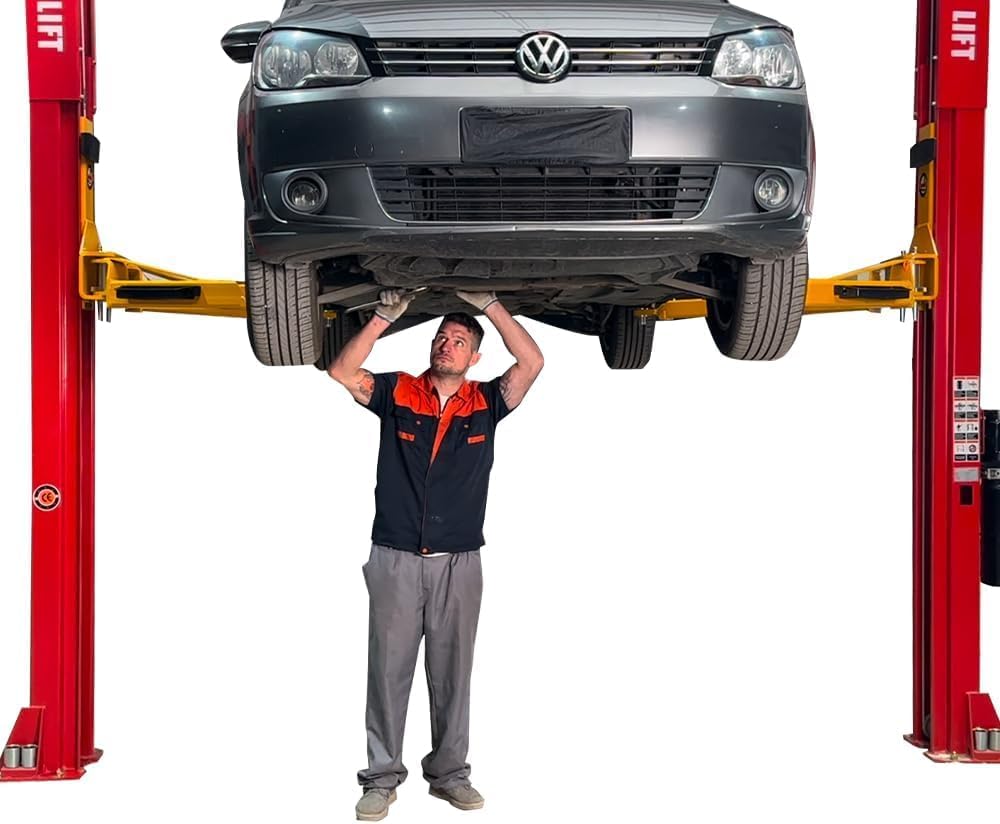 4.0HP 12000lbs 2 Post Lift Extra Height 167inch 220V Motor Two Post Clear Floor Car Lift Auto Lift Truck Lift