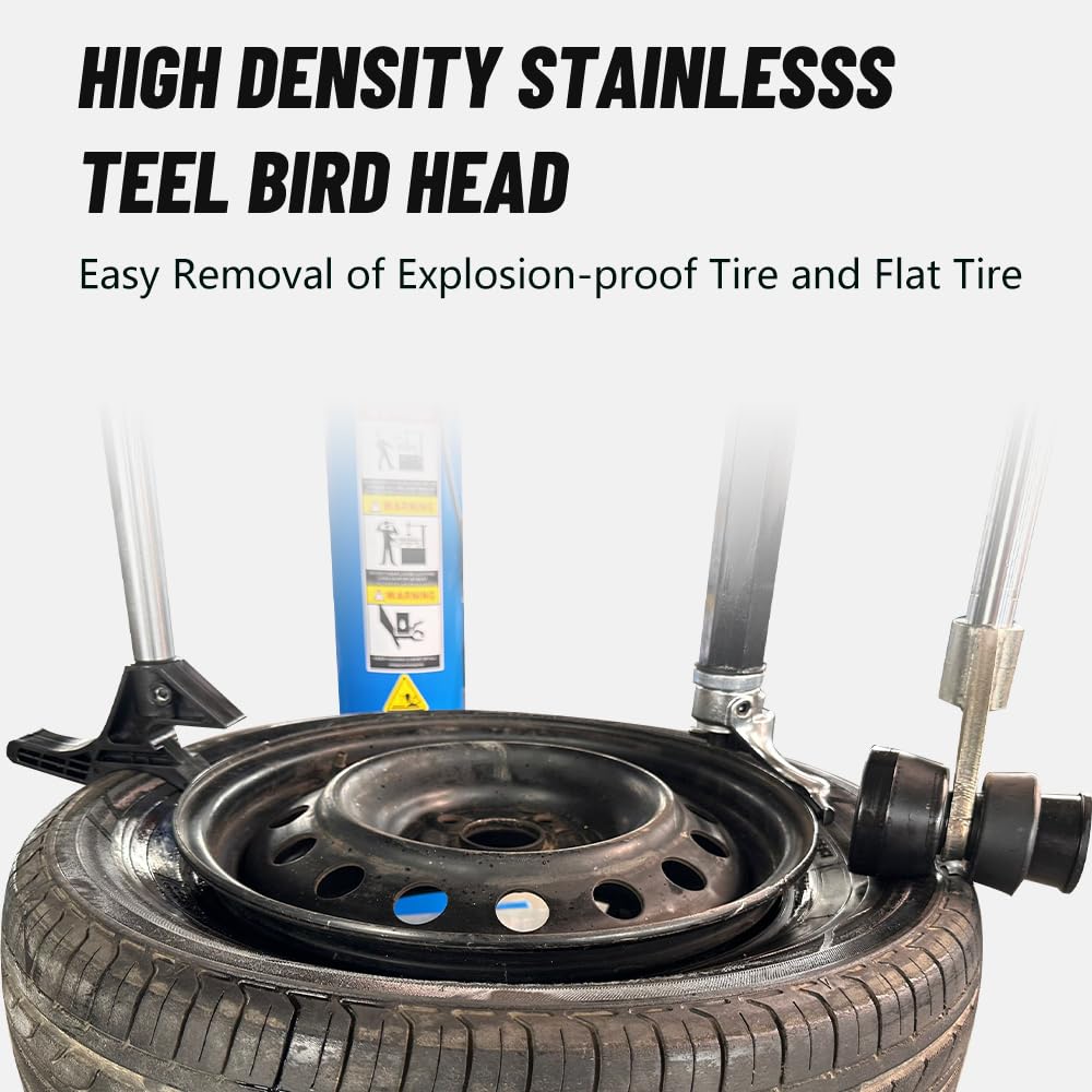 ME 2.0HP Tire Machine and Balancer Combo Tire Changer Machine Wheel Balancer Machine Wheel Changers Tire Changer Tire Machine (500combo)