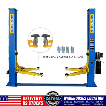 Katool H115Z 11,000 lbs Two Post Lift for Home/Shop/Garage