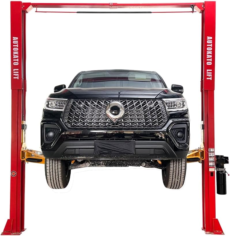 4.0HP 12000lbs 2 Post Lift Extra Height 167inch 220V Motor Two Post Clear Floor Car Lift Auto Lift Truck Lift