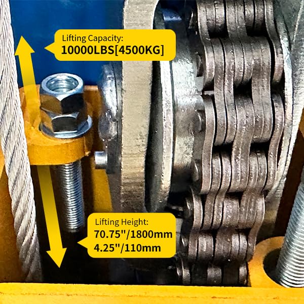 11000lbs 2 Post Car Lift Auto Lift 2 Post Lift Car Lifts for Home Garage (11000lbs Lift)