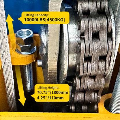 11000lbs 2 Post Car Lift Auto Lift 2 Post Lift Car Lifts for Home Garage (11000lbs Lift)