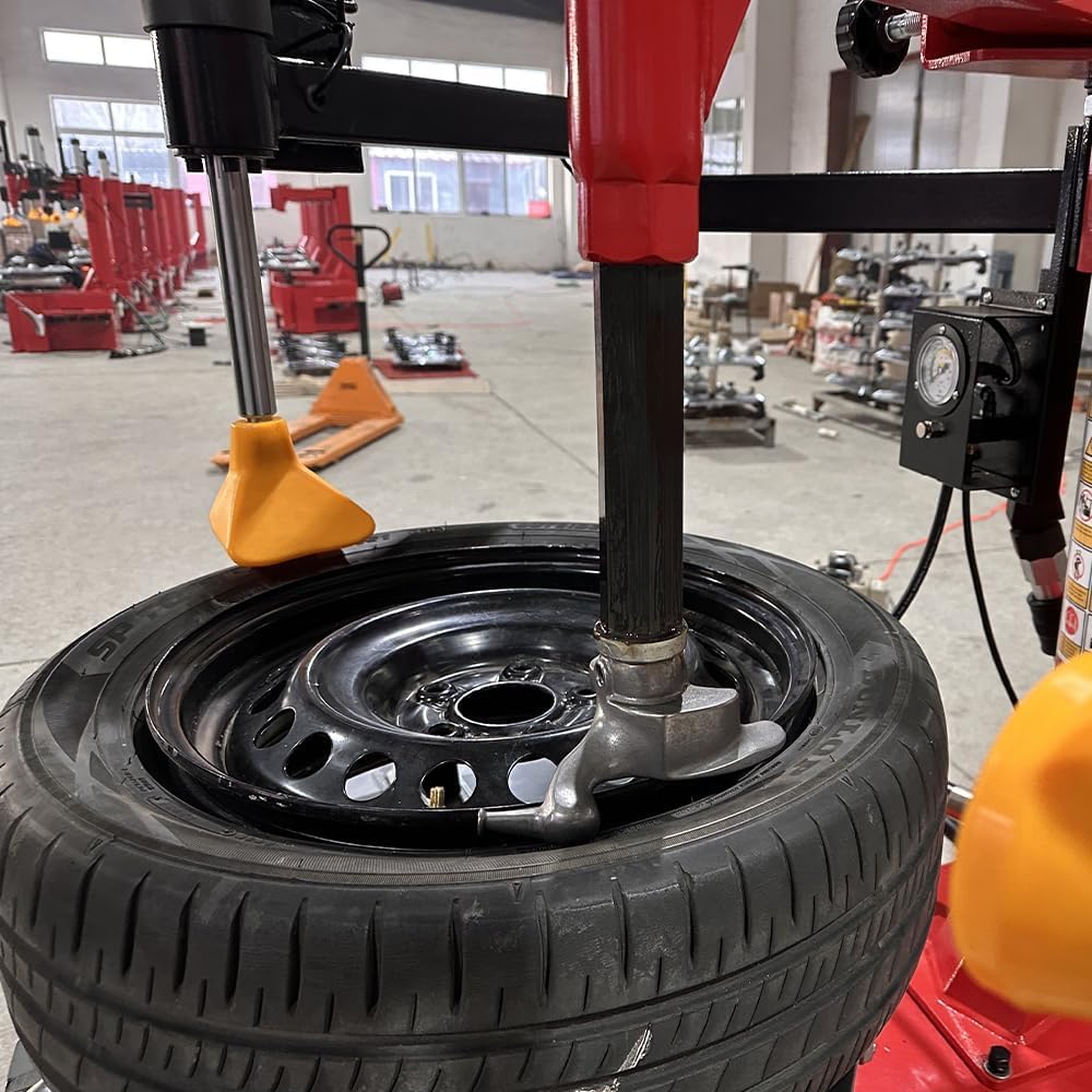 2.0HP Tire Changer Machine with Bead Blaster Tire Machine Tire Changer and Wheel Balancer Machine Combo KT-T810+KT-B760
