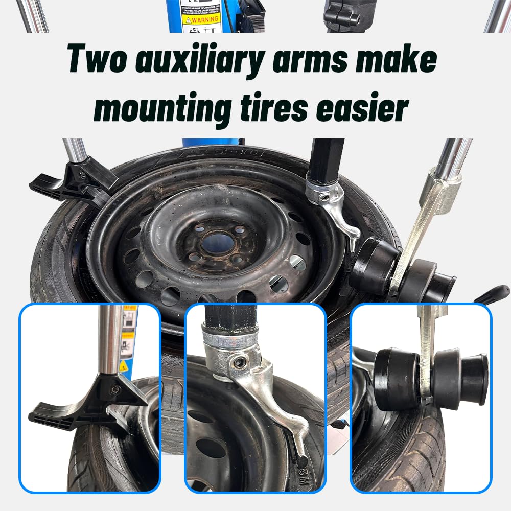 ME 2.0HP Tire Machine and Balancer Combo Tire Changer Machine Wheel Balancer Machine Wheel Changers Tire Changer Tire Machine (500combo)