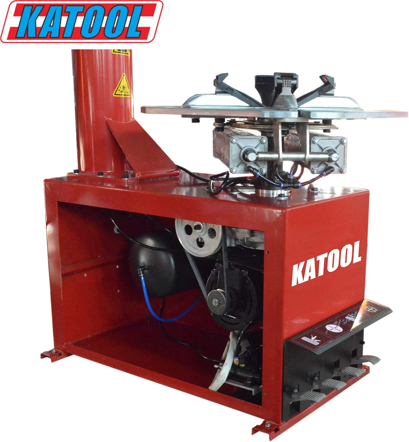 2.0HP Tire Changer Wheel Changers Machine Combo Tire Changer Machine Tire Machine Tire Repair Tire Tools for Shop and Garage, Red