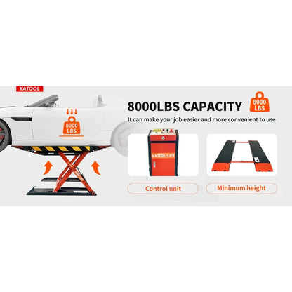 Katool X90E 8000 lbs Electric Mid Rise Scissor Lift