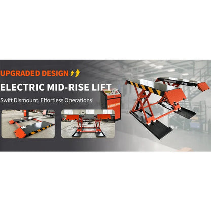 Katool X90E 8000 lbs Electric Mid Rise Scissor Lift